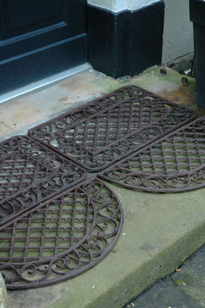 Tappeto per porta Esschert Design a rombo semicircolare; Immagine del prodotto 