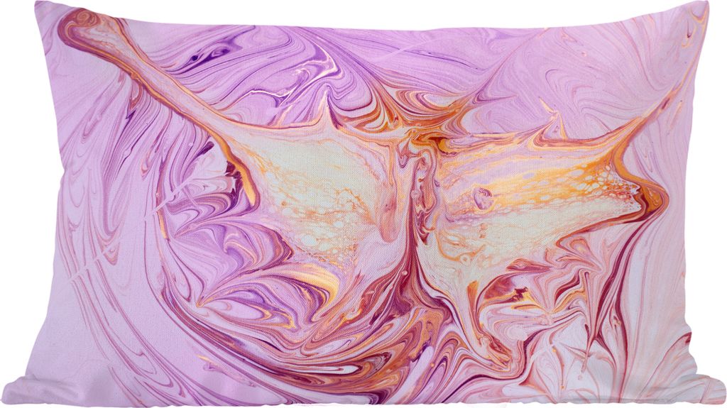 MuchoWow Zierkissen Sofakissen Wohnzimmer Dekokissen 60x40 cm Marmor - Farbe - Abstrakt - Kopfkissen - Polster mit Foto