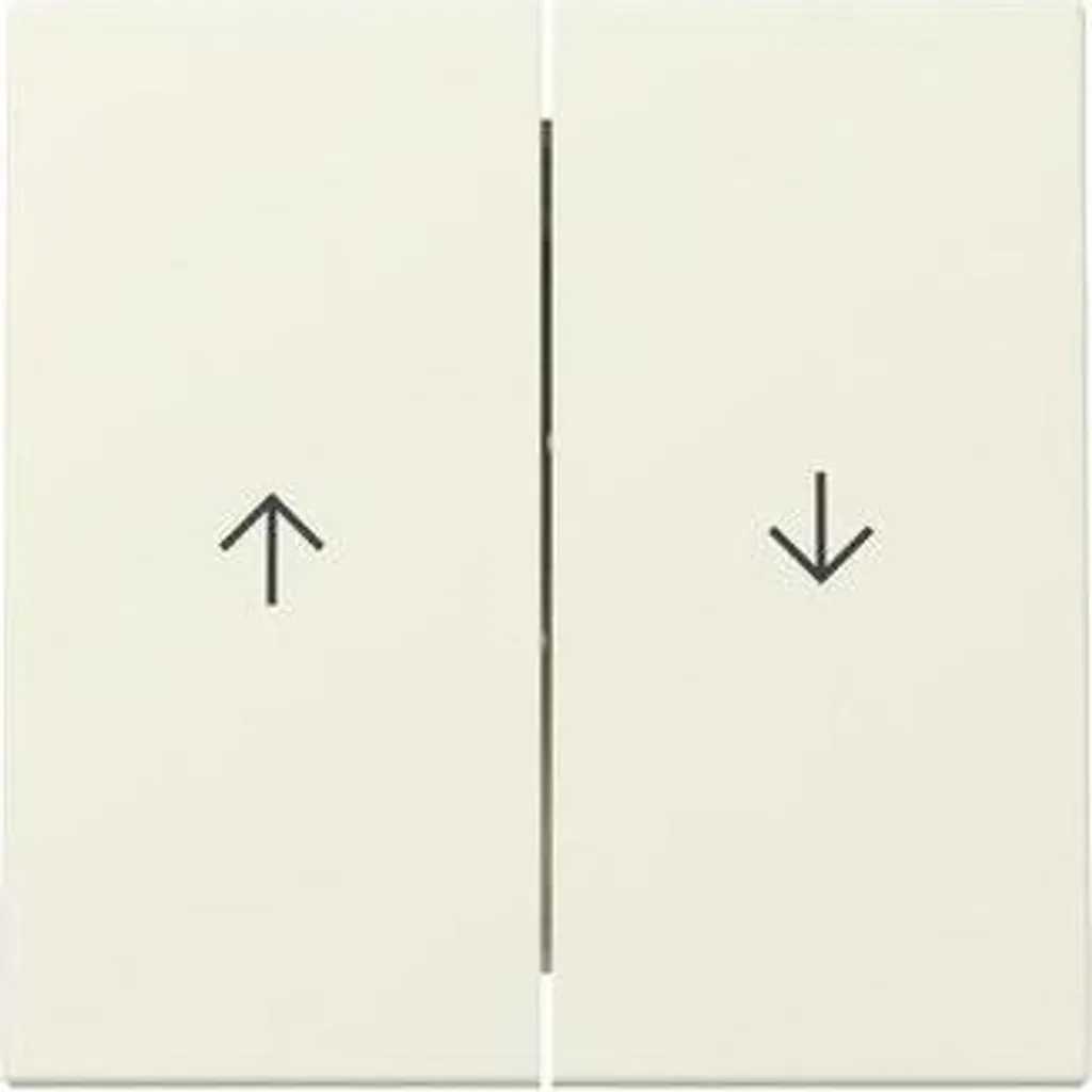 Bascule GIRA 329401 Système 55 Blanc Crème anti-UV marquage flèche 2p.
