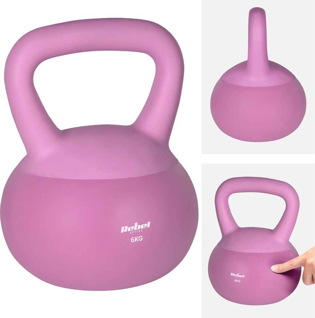 Weiche Kettlebell 6 kg  REBEL ACTIVE Produktbild 