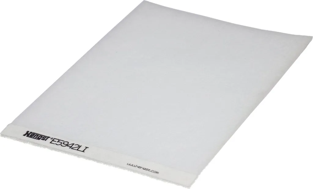 Filtre habitacle haute efficacité Hengst E5942LI 275x185x5 mm