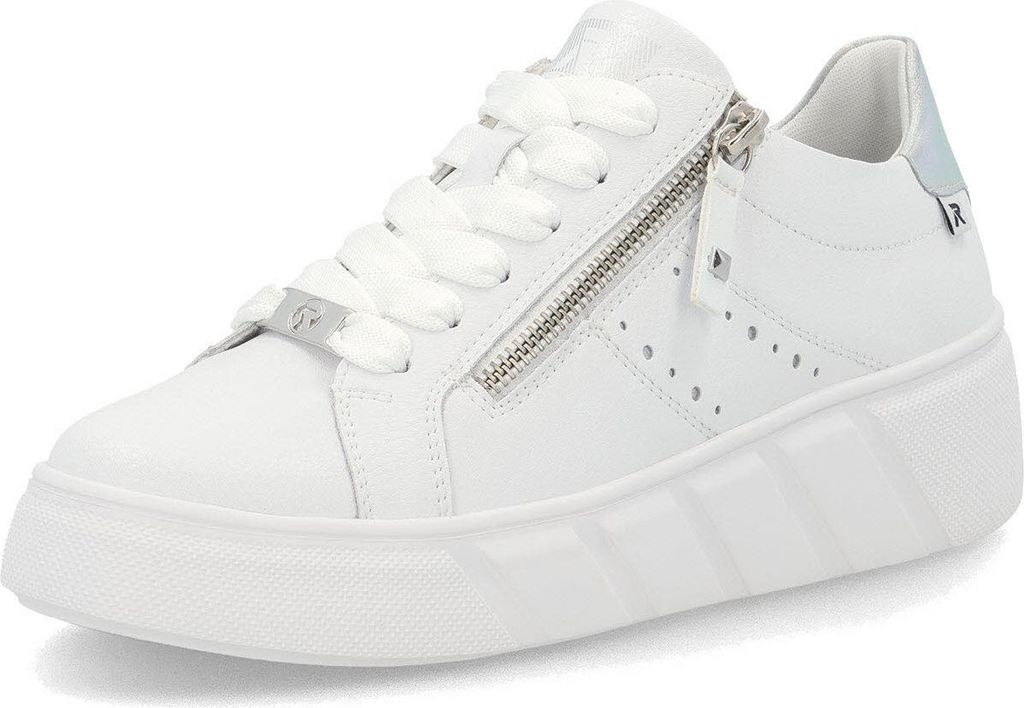 Rieker Sportliche Schnürschuhe Damen 31393933363532 Weiß 42 EU
