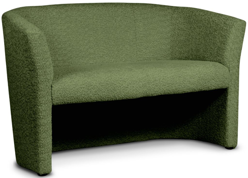 2-Sitzer-Sofa - Grün - 123x79x69 cm B/H/T - Sitzmöbel - Weicher Stoff - Für viele Räume - CAFE