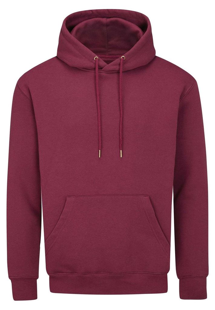 Mantis - "Essential" Kapuze mit Kordelzug für Herren/Damen Uni, Baumwolle aus biologischem Anbau BC7424 (XL) (Burgunderrot)