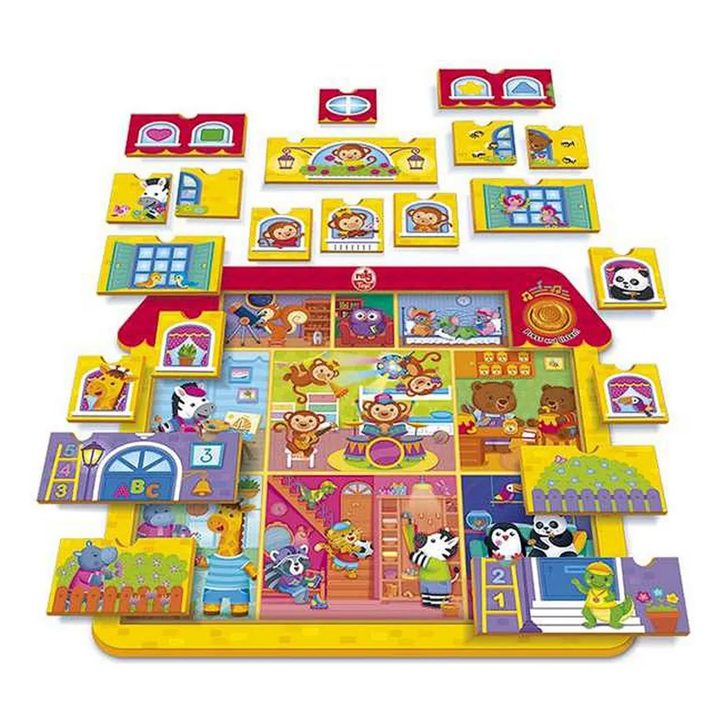 Jeu de Construction Maison en Puzzle 3D - Reig Constructor 21 Pièces