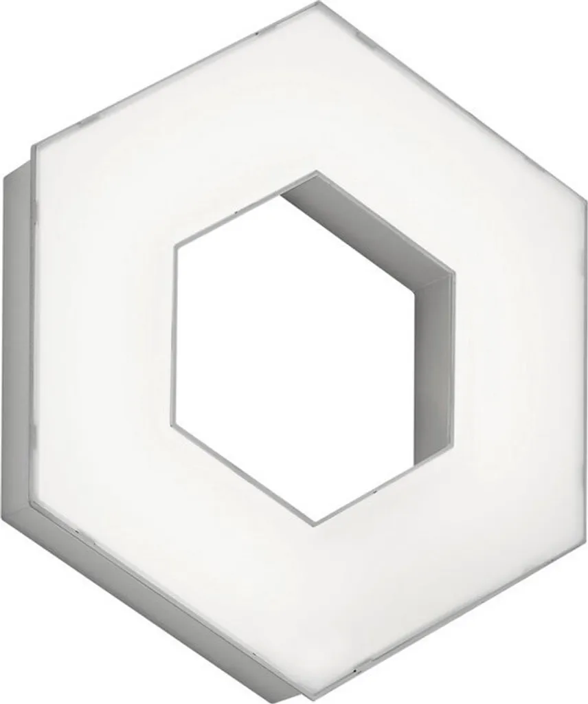 Lampe murale LED design en acrylique blanc 8W pour salon et couloir