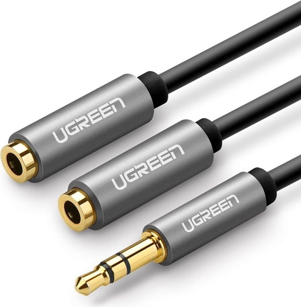 Cavo splitter audio stereo AUX da 3,5 mm UGREEN, 20 cm Immagine del prodotto 