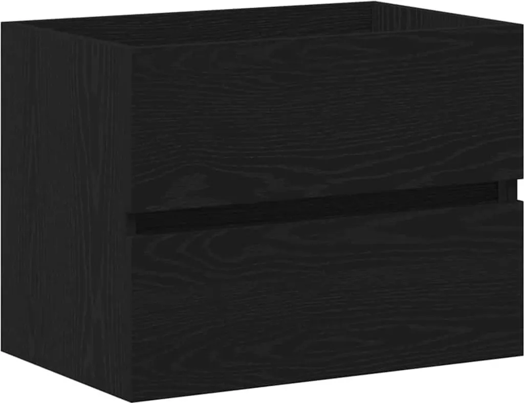 Mobile Lavabo Sospeso Rovere Nero 60x38,5 cm | Qualità SYFAX
