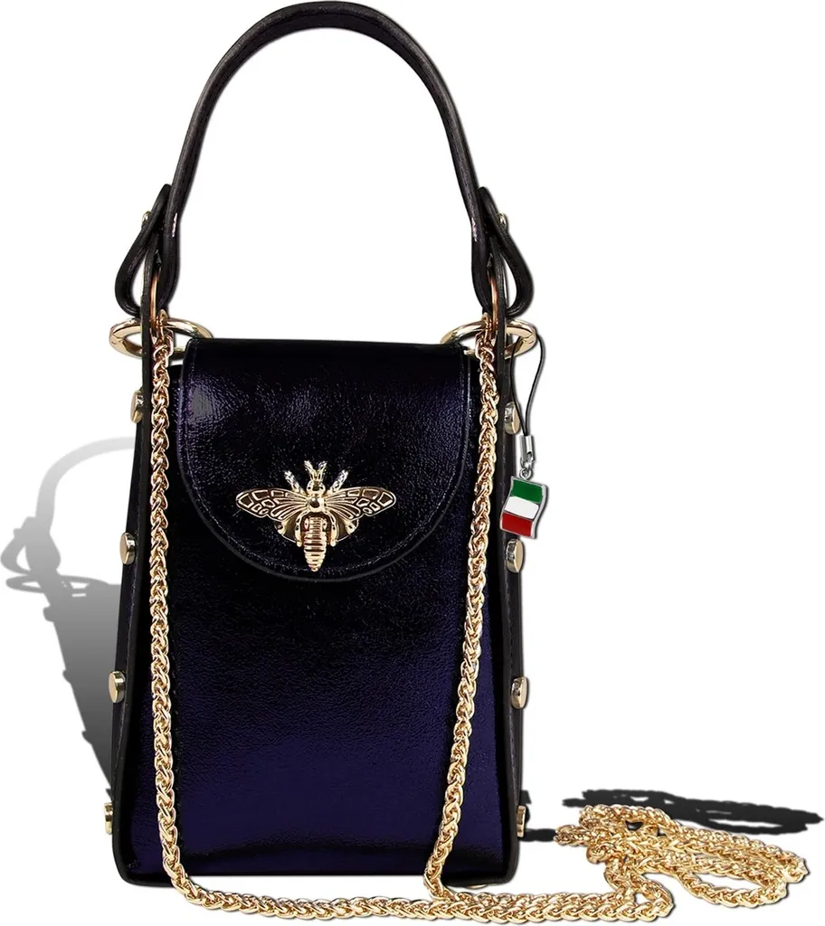 Borsa Pelle Florence Viola D2OTM802V | Miglior Prezzo Qualità Italia