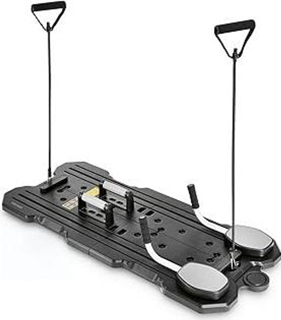 VITALmaxx Pilates Set Reformer Fitnessboard | Fitnessgeräte für zuhause | Pilates Board mit Bauchtrainer für zuhause | Pilates Reformer Push up ...