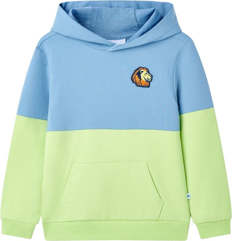 "WINTER SALE"Kinder-Kapuzenpullover Blau und Zartgelb 92 Promotion291491 - Arbeitshosen