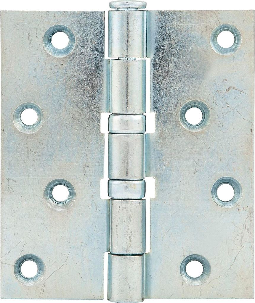 Scharnier klappbares Aufschraubscharnier 102x76x3mm, Stahl verzinkt