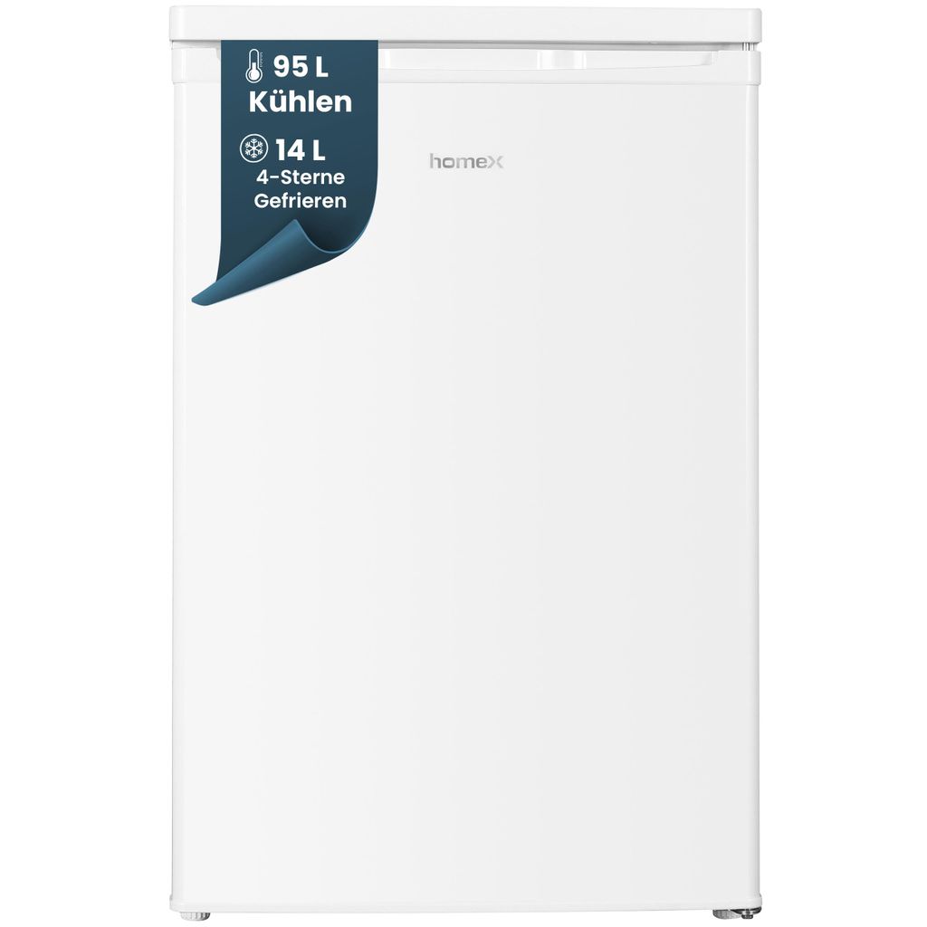 homeX Kühlschrank mit Gefrierfach klein, Mini Produktbild 