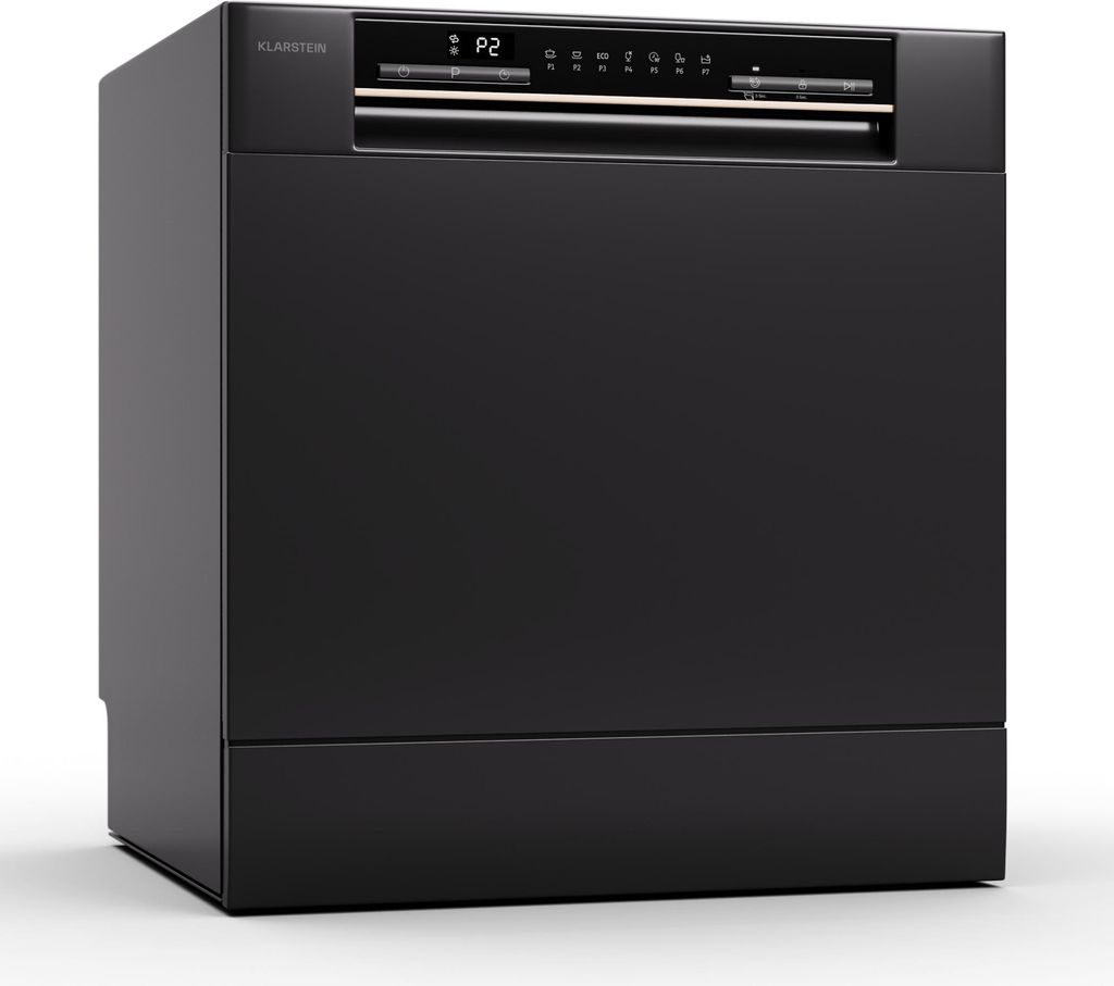 Klarstein Mini-Geschirrspüler für 8 Gedecke, Leiser Produktbild 