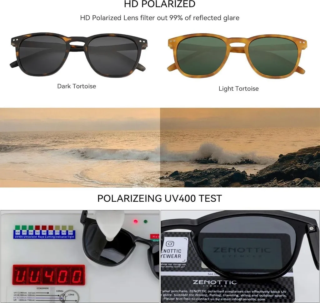 Lunettes de soleil polarisées : stop à l'éblouissement - Lot de 2 UV400 - 4