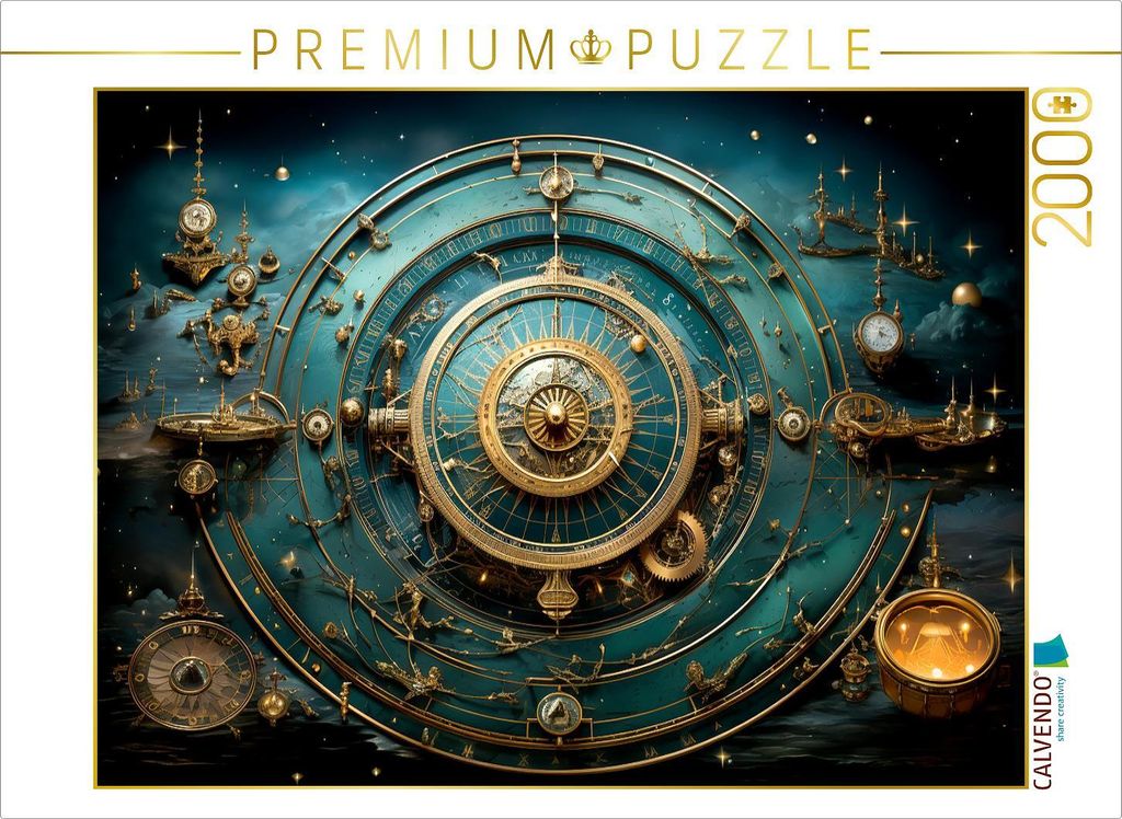 CALVENDO Puzzle Ein Motiv aus dem Kalender Antike Wegweiser | 2000 Teile Lege-Größe 90x67cm Foto-Puzzle für glückliche Stunden