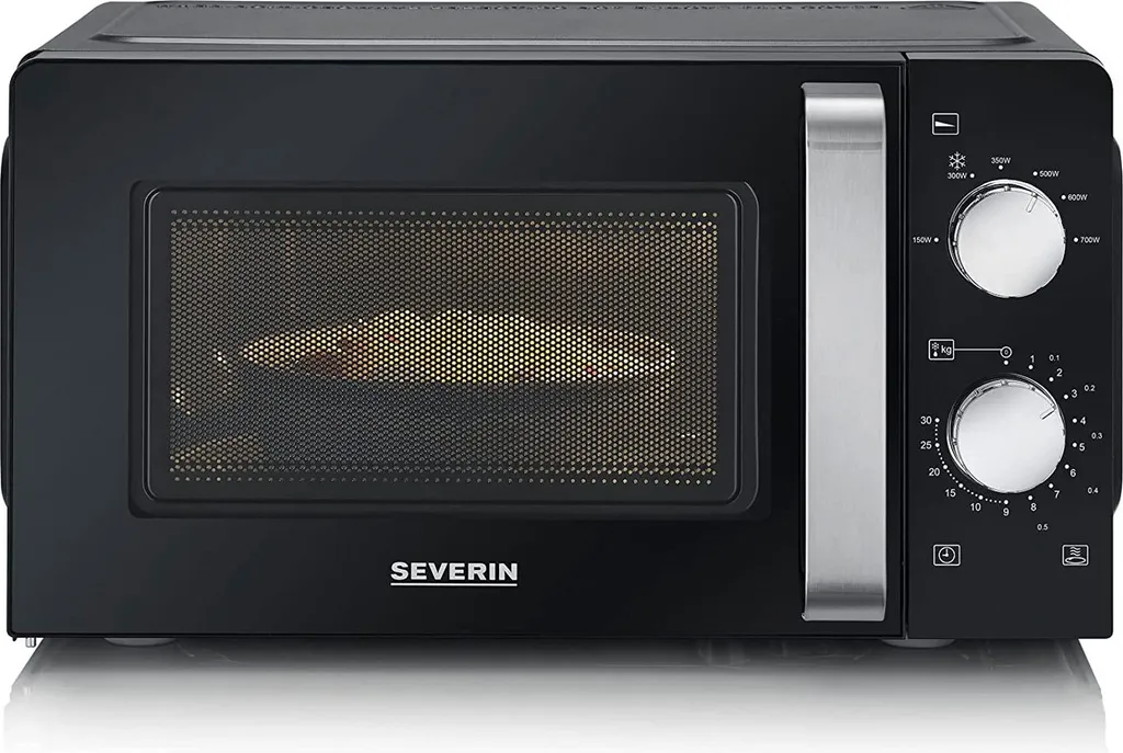 Micro-ondes Severin MW 7886 gain de place pour petit espace noir