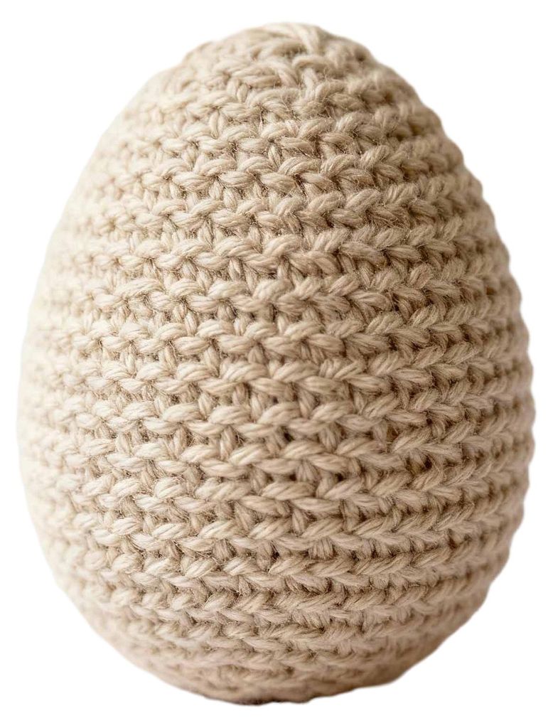 Dekorative Ostereier, handgewebt, pastellfarben, gestrickt, 6 cm (2,36 Zoll), wiederverwendbar, Frühlingsdekorationen für DIY-Körbe, Ornamente u...