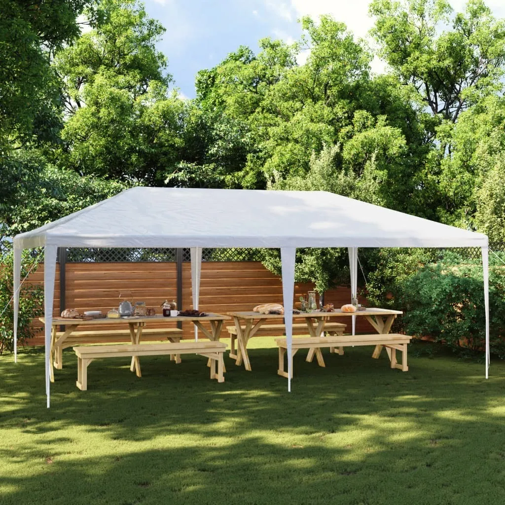 vidaXL Tenda per feste 4 x 6 m bianco - 1