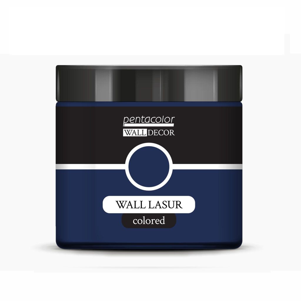 PENTART Wandlasur, Farbig 500 ml, Stahlblau
