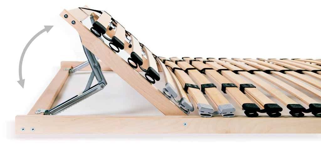 vidaXL Lattenrost mit 28 Latten 7 Zonen 140x200 cm Produktbild 