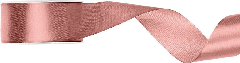 Satinband, schmutzig rosa, 25mm/25m