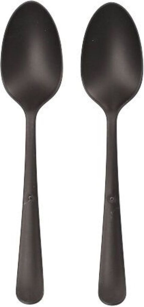 10 "Circulware" Mehrweg-Löffel PP-MF 19 cm schwarz "Gaia" Produktbild 
