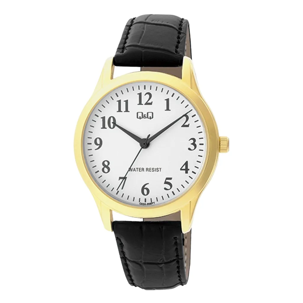 Montre étanche Q&Q C02A-008PY : Résistance et design minimaliste chic