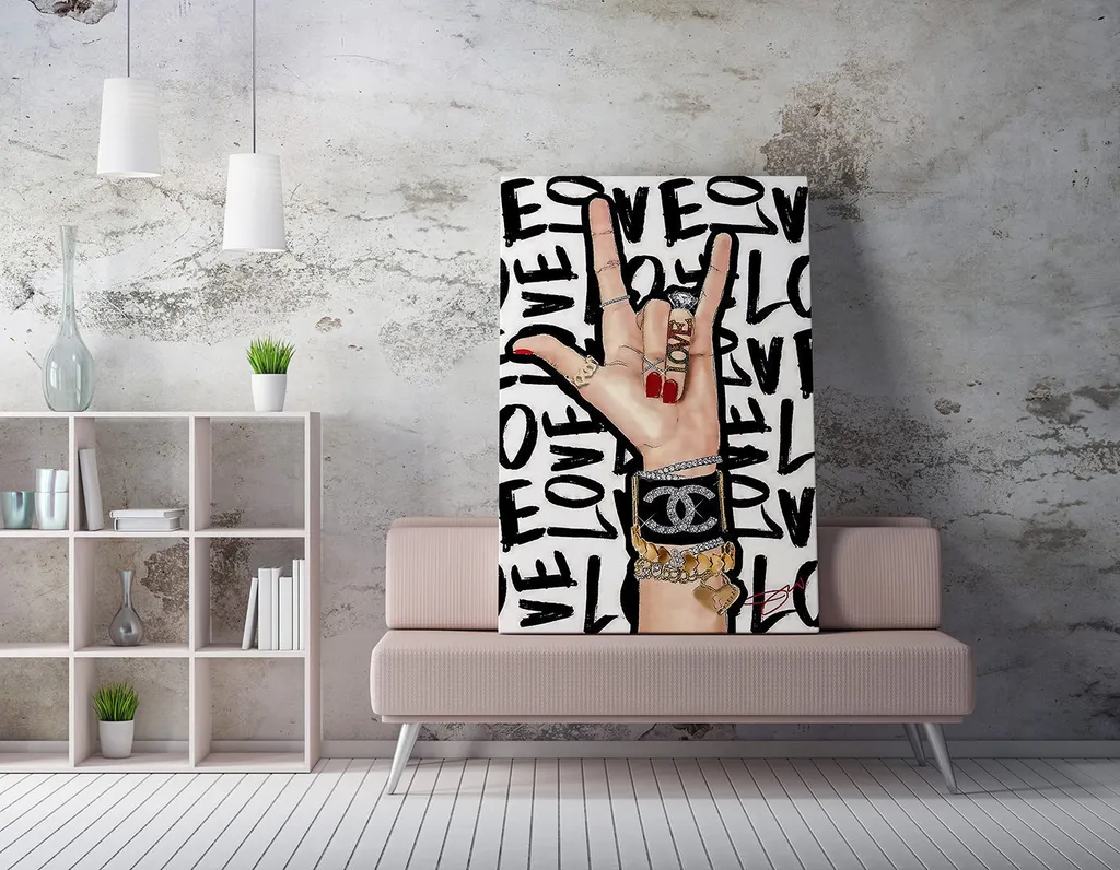 Rendi Unica la Tua Casa con Wallity Colorato 70x100 - Tela Luxury