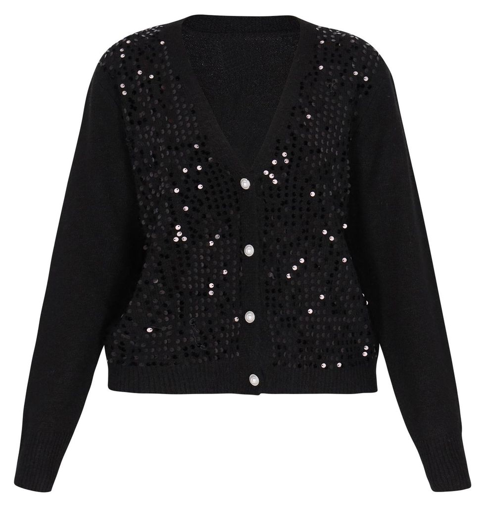 EVERA Damen Cardigan - Schwarz, M/L