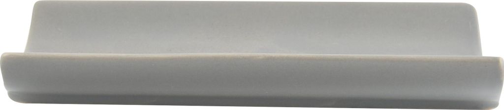 MSV Seifenschale, Seifenablage "Palma" Keramik grau