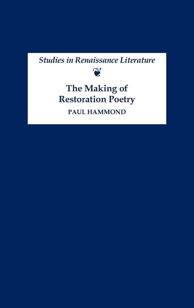 Making of Restoration Poetry
