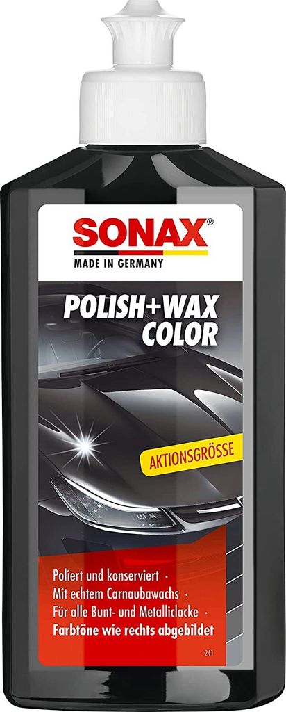 SONAX Polish & Wax Color schwarz 250 ml Produktbild 