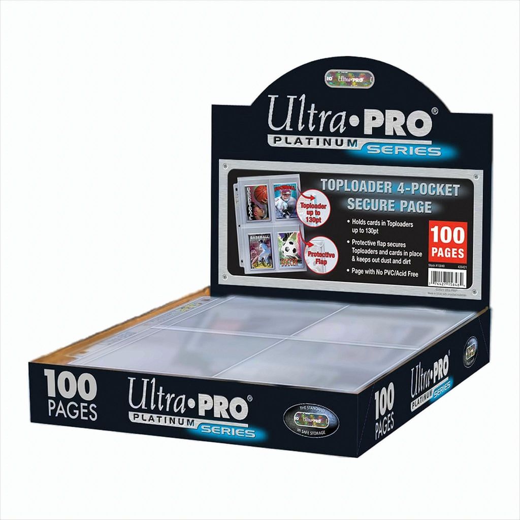Ultra Pro Sichere Platinseite Für Toploader-albumseiten Für Produktbild 