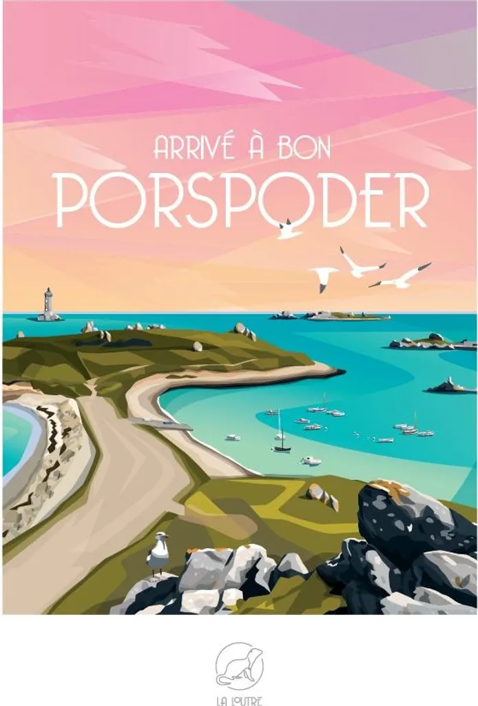 Cadeau puzzle 1000 pièces Porspoder : Évasion côtière par La Loutre