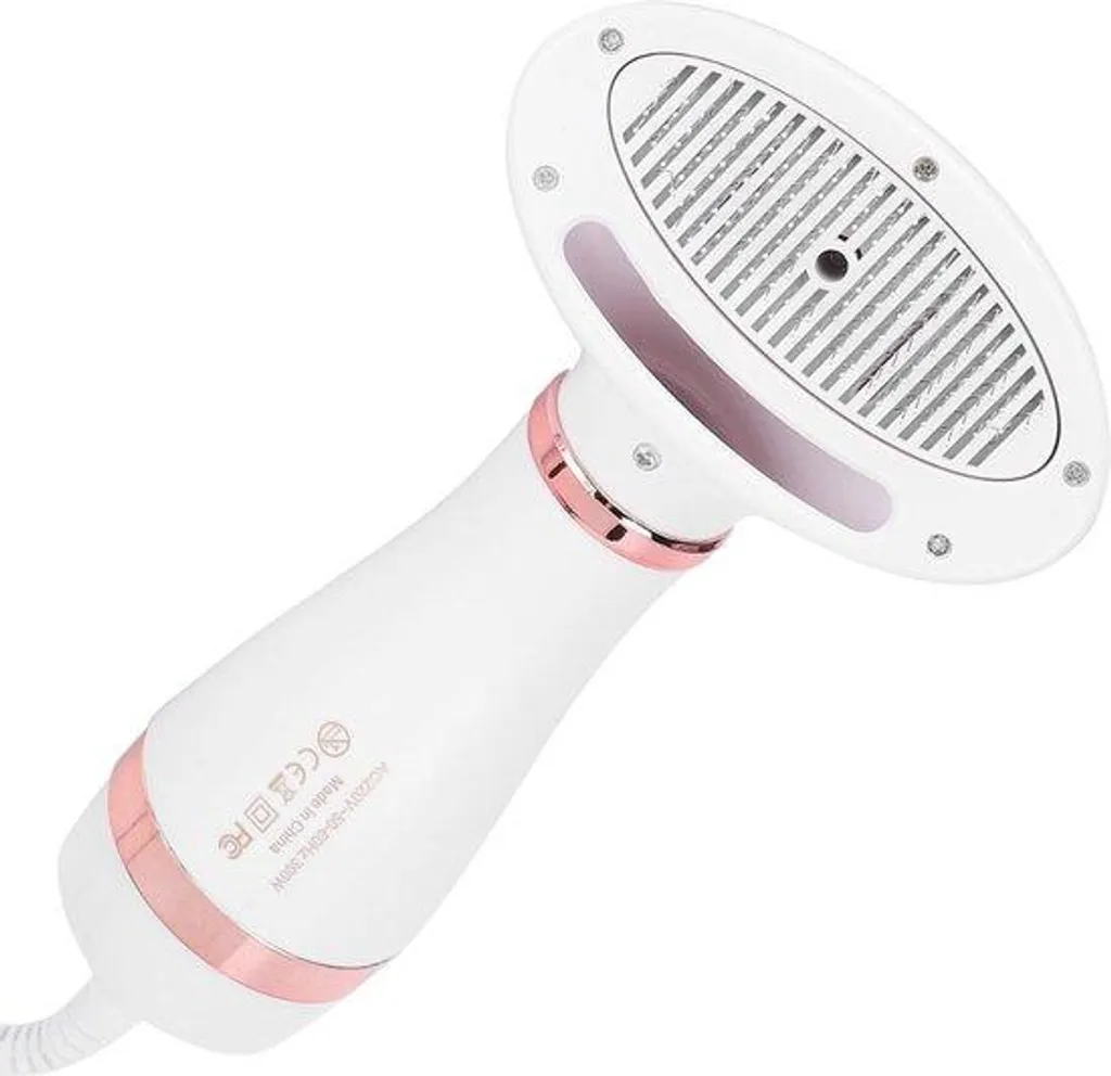 Brosse-sèche-cheveux pour chien 2-en-1 doré : soin canin et séchage doux