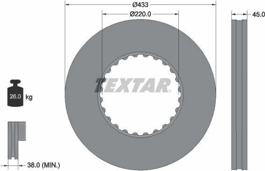 Éliminez les Vibrations : Disque de Frein TEXTAR 93272000 VOLVO et RENAULT