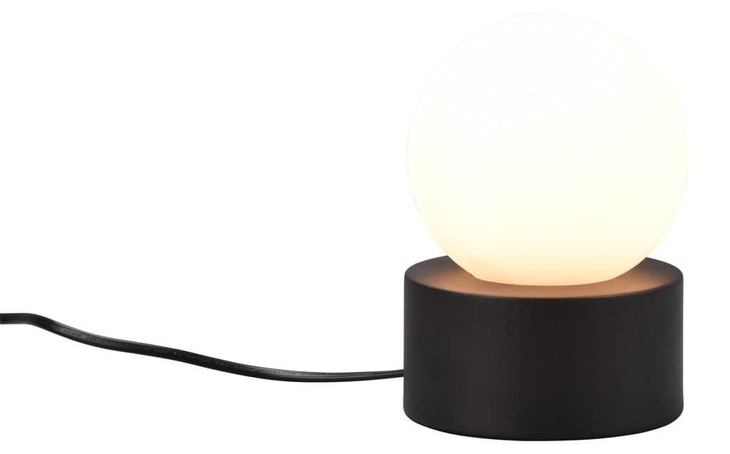Trio - Tischlampe COUNTESS - Schwarz - 12x12x17 cm Produktbild 