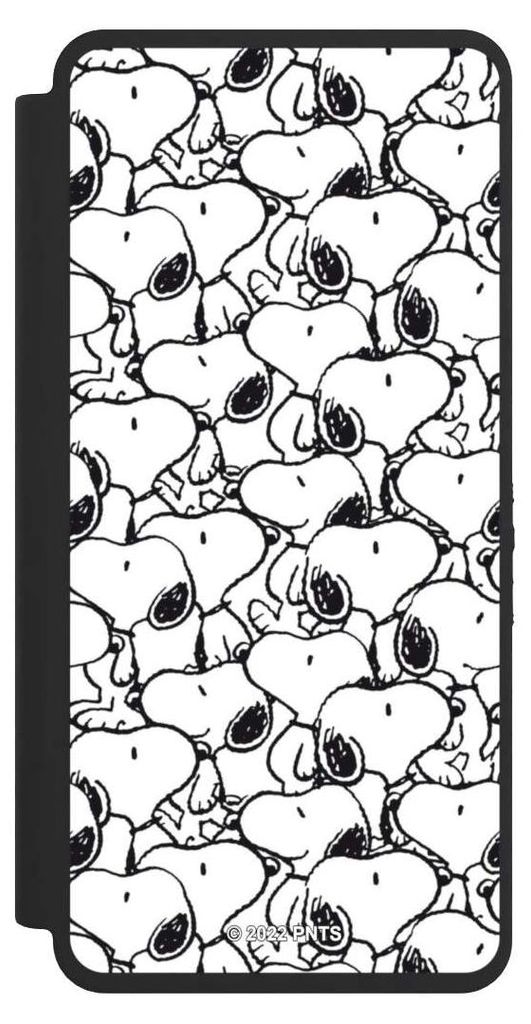 NIVOCASE Klapphülle für Samsung Galaxy S26 Ultra Handyhülle aus Kunst Leder NIVOflip schwarz Muster Peanuts Snoopy