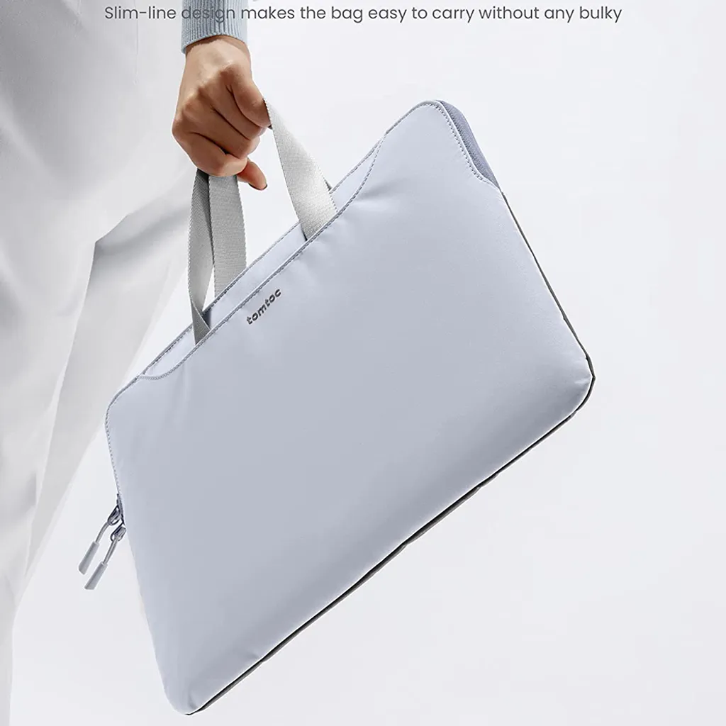 Borsa Laptop tomtoc 13.5" - Custodia Tablet e MacBook Slim - Blu/Grigio - 14