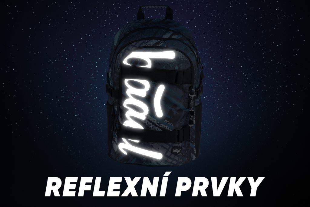 Baagl Schulrucksack für Jungen Teenager - Skateboard Produktbild 14