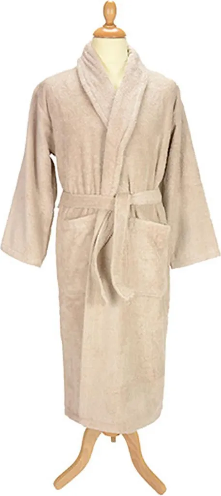 Accappatoio Uomo XXL Cotone Sabbia A&R 025.50 | Spugna Pregiata Oeko-Tex