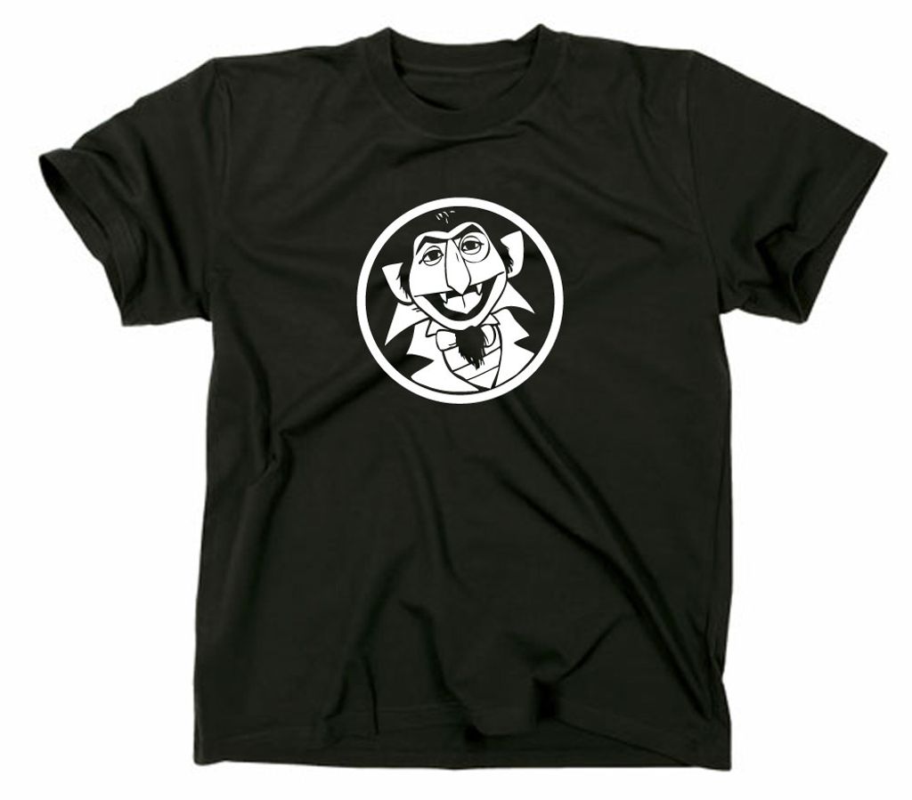 Styletex23 T-Shirt Graf Zahl Fun, The Count, schwarz, S