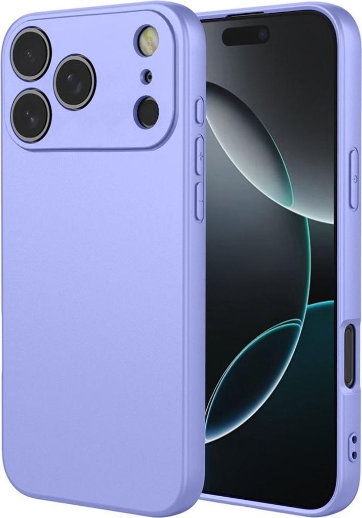 Hülle für Apple iPhone 17 Pro Max - Phonesta Soft Silk Silikon Back Cover - Lila