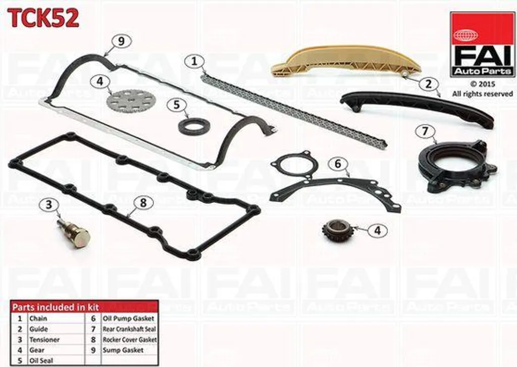 Évitez la casse moteur avec le Kit Distribution TCK52 OE 1089822 Pro