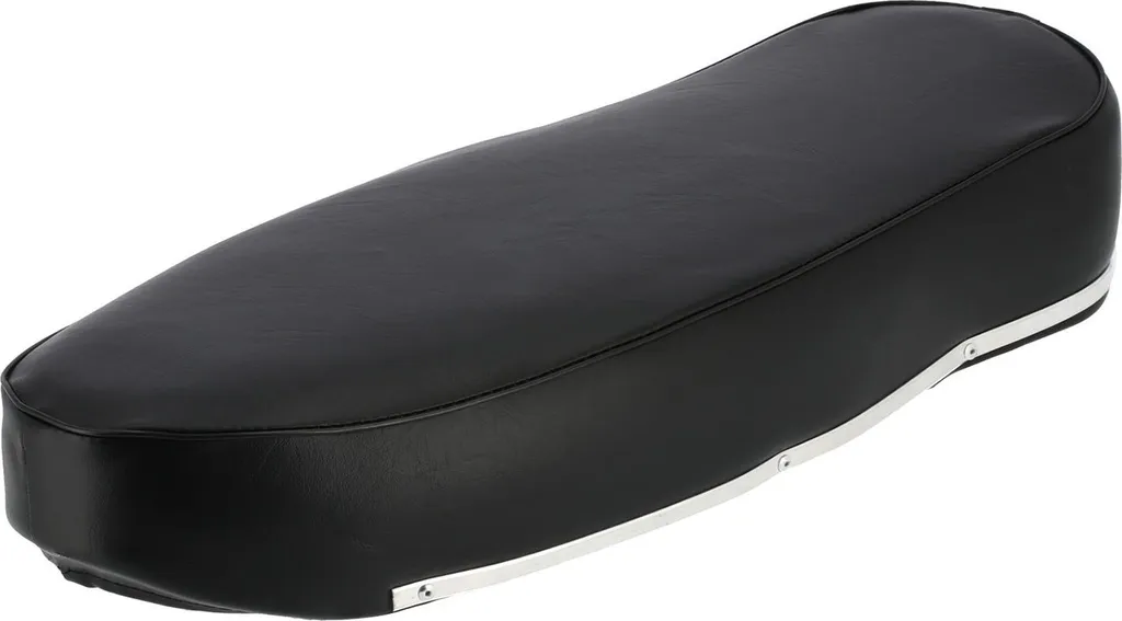 Confort d'assise pour Simson Schwalbe KR51/1 - Selle noire lisse sans lettrage