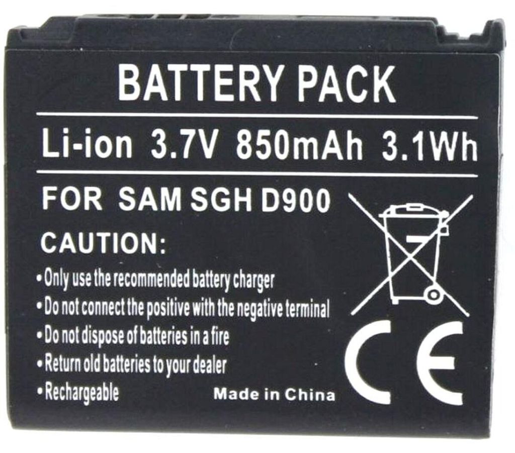 Akku für Samsung AB503442CU Li-Ion 3,7 Volt 700 mAh schwarz.