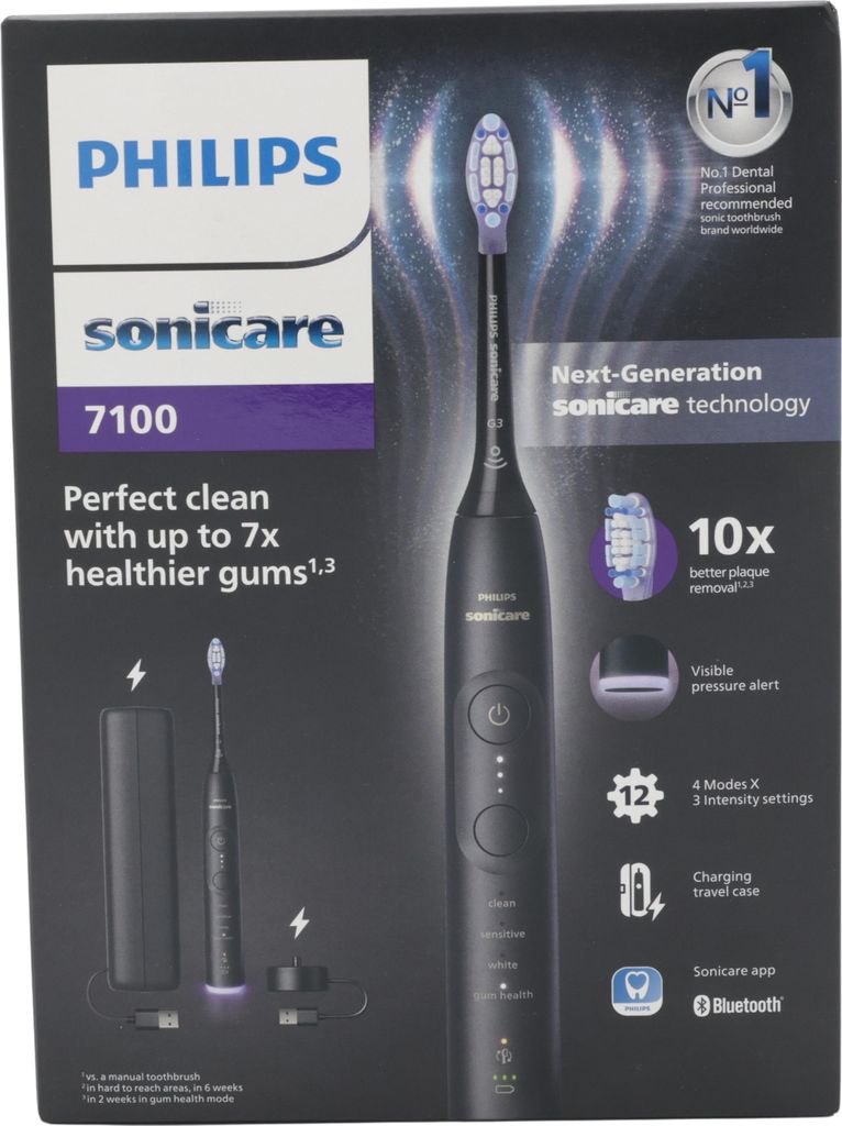 Brosse à Dents Électrique Philips Sonicare 7100 Noire - Image du produit 