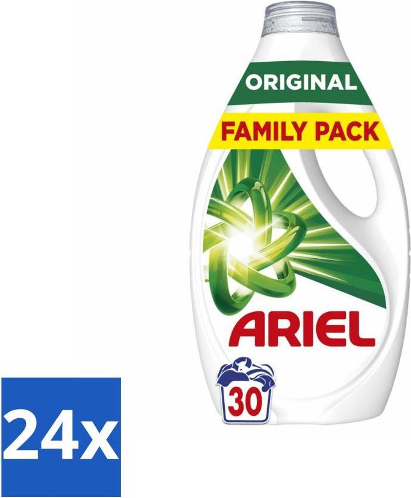 Ariel Flüssigwaschmittel - Original - 30 Wäschen - 1350 ml - Vorteilspack - 24 Stücke
