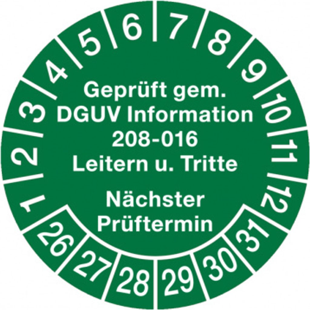 Dreifke® Prüfplakette, DGUV Information 208-016 Nächster Produktbild 